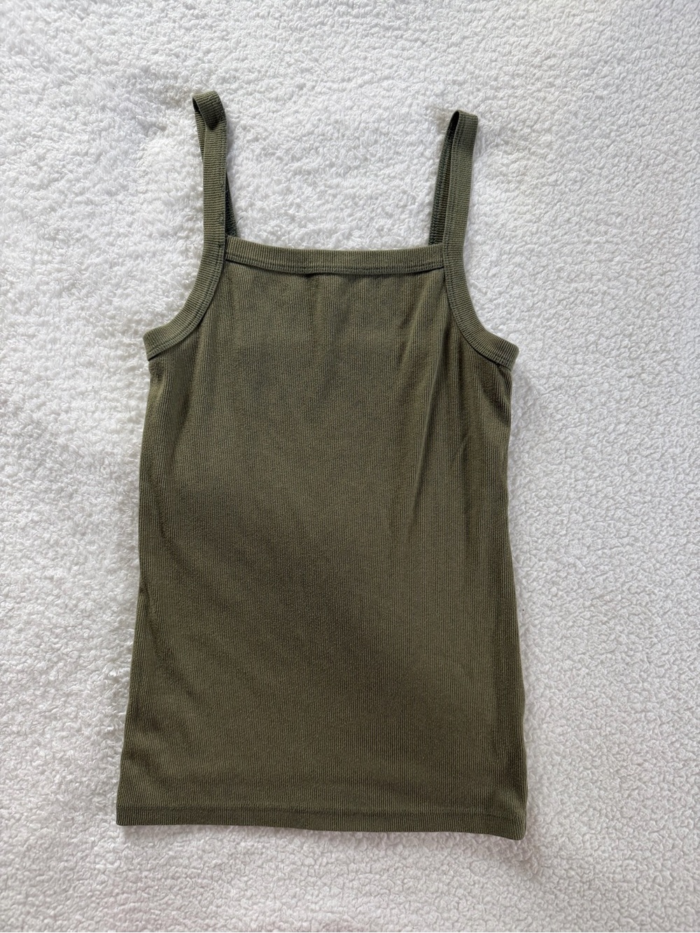 Old Navy Olive Green Ribbed Camisole Tank